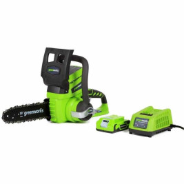 Цепная пила аккумуляторная Greenworks Арт. 2007707UA, 24V, 25см, c 1хАКБ 2Ач и ЗУ