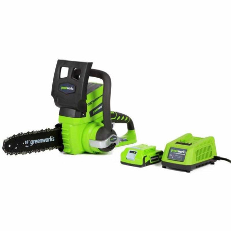 Цепная пила аккумуляторная Greenworks Арт. 2007707UA, 24V, 25см, c 1хАКБ 2Ач и ЗУ в Санкт-Петербурге