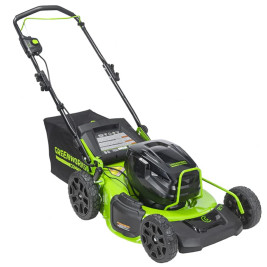 Газонокосилка аккумуляторная Greenworks Арт. 2518907, 82V, 51 см, бесщеточная без АКБ и ЗУ