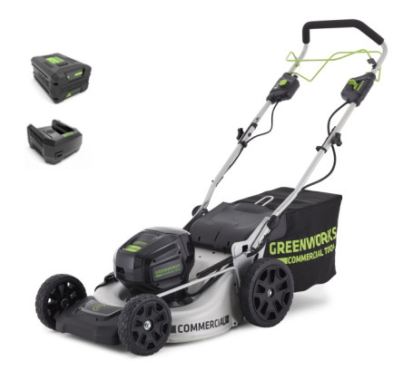 Газонокосилка самоходная аккумуляторная Greenworks 82V (51 см) бесщеточная 5 А.ч. АКБ и ЗУ в Санкт-Петербурге