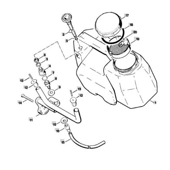 Гидроемкость Kit TS-400-760 к FW Stihl 42010071048 в Санкт-Петербурге