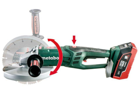 Аккумуляторная угловая шлифовальная машина Metabo WPB 36-18 LTX BL 230 613102840 в Санкт-Петербурге