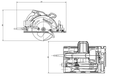 Ручная дисковая пила Metabo KS 55 FS 600955500 в Санкт-Петербурге
