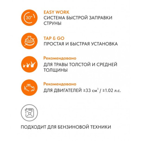 Триммерная головка VILLARTEC A-Cut 130 в Санкт-Петербурге