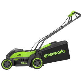 Газонокосилка аккумуляторная Greenworks GD40LM361, 40V, 36 см, бесщеточная, c 1хАКБ 4Ач и ЗУ