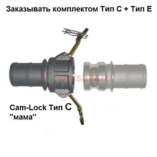 Cam-Lock соединение "мама", d=25mm(1”) в Санкт-Петербурге