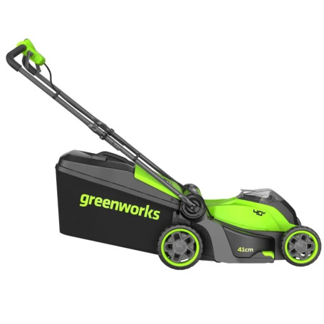 Газонокосилка аккумуляторная Greenworks GD40LM411, 40V, бесщеточная, 41 см, без АКБ и ЗУ в Санкт-Петербурге