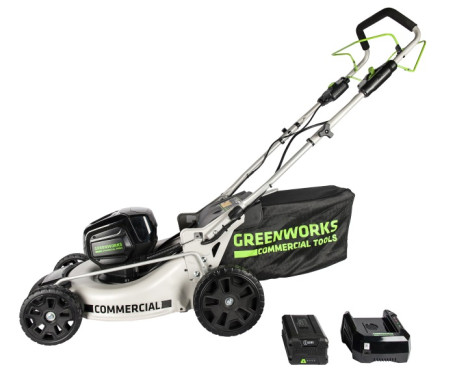 Газонокосилка самоходная аккумуляторная Greenworks 82V (46 см) бесщеточная 5 А.ч. АКБ и ЗУ в Санкт-Петербурге