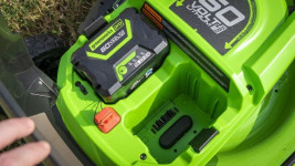 Газонокосилка самоходная, аккумуляторная Greenworks Арт. 2514307, 60V, 51 см, самоходная, бесщеточная, без АКБ и ЗУ
