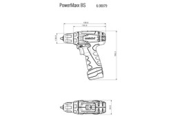 Аккумуляторная дрель-шуруповерт Metabo PowerMaxx BS 600079500