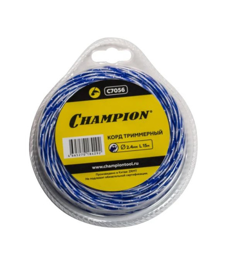 Корд трим.CHAMPION Sky-cutter  2.4мм* 15м (витой квадрат) в Санкт-Петербурге