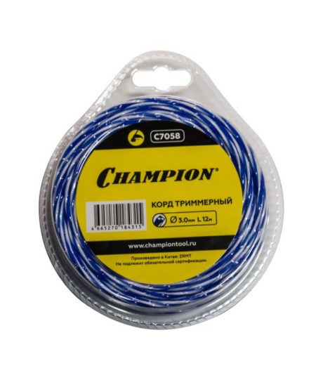 Корд трим.CHAMPION Sky-cutter 3.0мм* 12м (витой квадрат) в Санкт-Петербурге