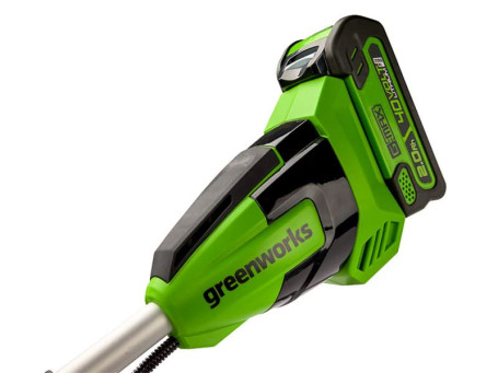 Триммер аккумуляторный Greenworks Арт. 2105707, 40V, 40 см, бесщеточный, без АКБ и ЗУ в Санкт-Петербурге