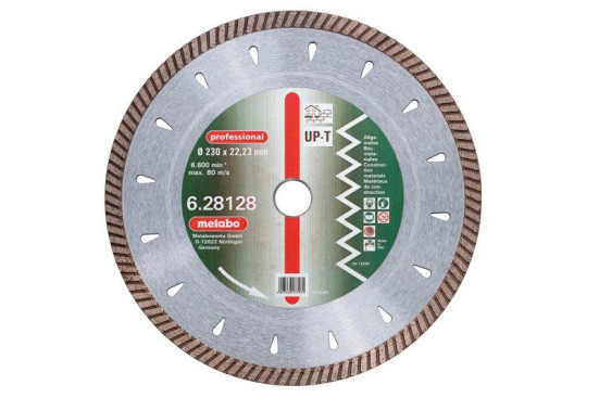 Алмазный диск Metabo 230х22,23мм Professional UP-T Turbo универсальный  628128000 в Санкт-Петербурге