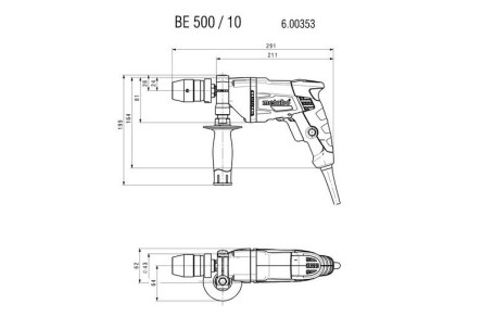 Дрель Metabo BE 500/10 600353000 в Санкт-Петербурге