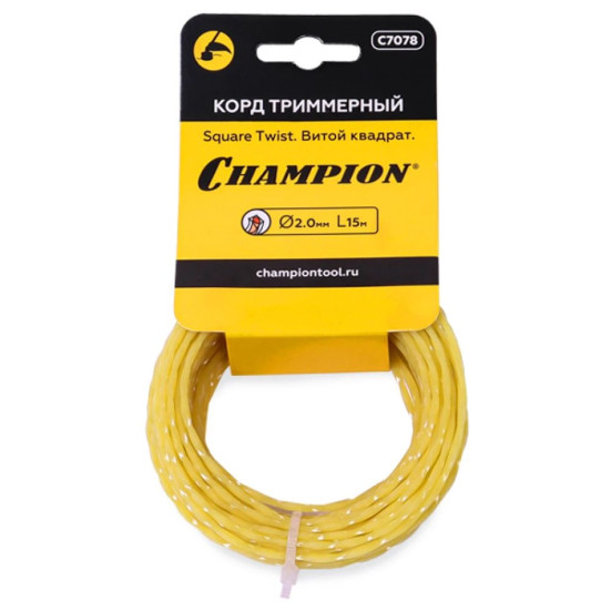 Корд трим.CHAMPION Square Twist 2.0мм *15м (витой квадрат) в мотке в Санкт-Петербурге