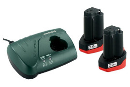 Базовый комплект Metabo 10,8 В Li-Power 2х2,0Ач + ЗУ LC 40 685066000