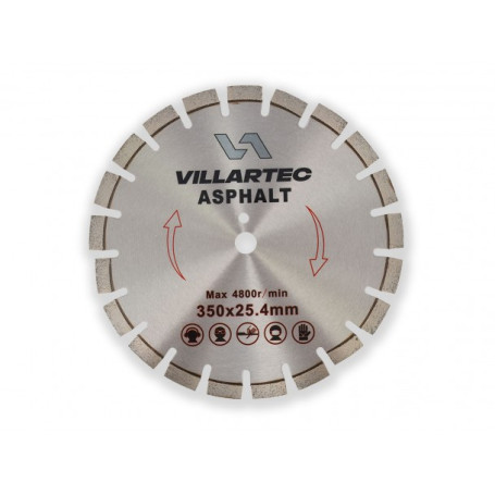 Алмазный диск Villartec D 350 мм (14") асфальт в Санкт-Петербурге