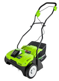 Аэратор аккумуляторный Greenworks G-MAX 40V (комплект АКБ 4 А/ч и ЗУ) G40DT30