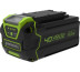 Газонокосилка аккумуляторная Greenworks Арт. 2517907UB, 40V, бесщеточная, 41 см, c 1хАКБ 4Ач и ЗУ