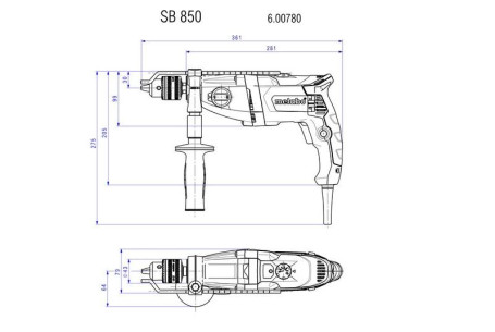 Ударная дрель Metabo SBE 780-2 600781510 в Санкт-Петербурге