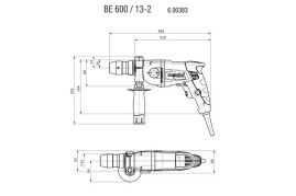 Дрель Metabo BE 600/13-2 600383700