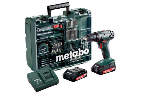 Аккумуляторная дрель-шуруповерт Metabo BS 18  Set 602207880 в Санкт-Петербурге