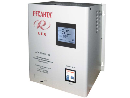 Стабилизатор Ресанта Lux АСН-8000Н/1-Ц в Санкт-Петербурге