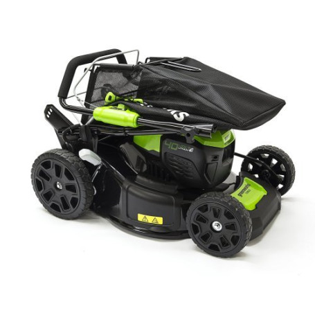 Газонокосилка аккумуляторная Greenworks Арт.2506807UG, 40V, 46см, самоходная, бесщеточная, c 1хАКБ 5 Ач и ЗУ