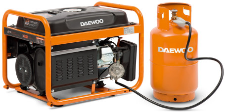 Генератор двухтопливный Daewoo GDA 3500DFE в Санкт-Петербурге
