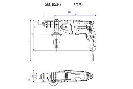 Ударная дрель Metabo SBE 850-2 600782510 в Санкт-Петербурге