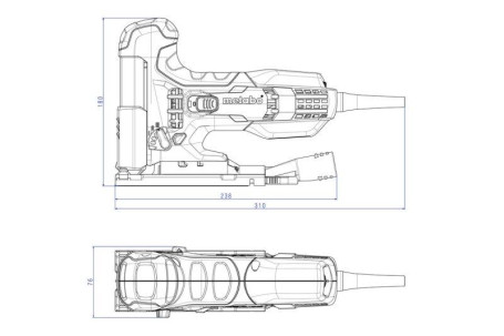 Лобзик Metabo STE 100 Quick 601100000 в Санкт-Петербурге