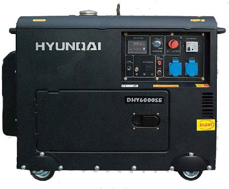 Дизельный генератор Hyundai DHY 6000SE-3 в Санкт-Петербурге