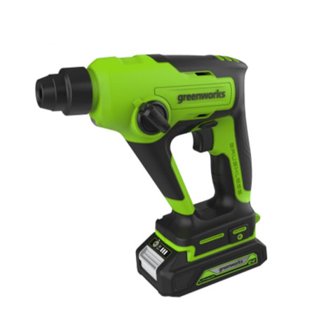Перфоратор аккумуляторный бесщеточный Greenworks Арт. 3803107, 1,2 ДЖ, 24V, без АКБ и ЗУ в Санкт-Петербурге