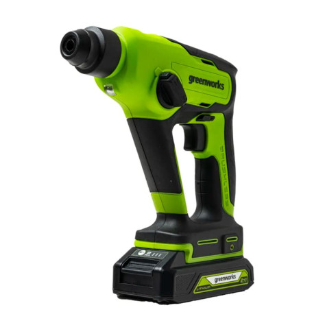 Перфоратор аккумуляторный бесщеточный Greenworks Арт. 3803107, 1,2 ДЖ, 24V, без АКБ и ЗУ в Санкт-Петербурге