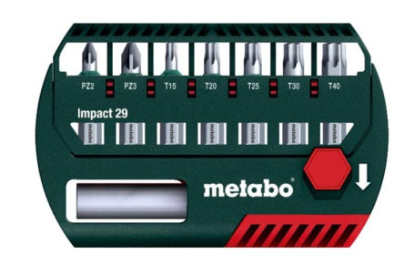 Набор ударных бит Metabo Impact 29мм 8 предметов  628849000 в Санкт-Петербурге