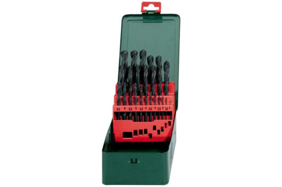 Набор сверел по металлу Metabo HSS-R 1-13мм (25шт)  627152000 в Санкт-Петербурге