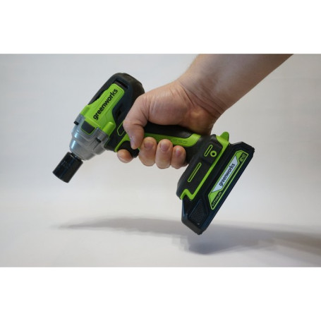 Гайковерт ударный аккумуляторный Greenworks Арт. 3802907, 24V, бесщеточный, без АКБ и ЗУ в Санкт-Петербурге