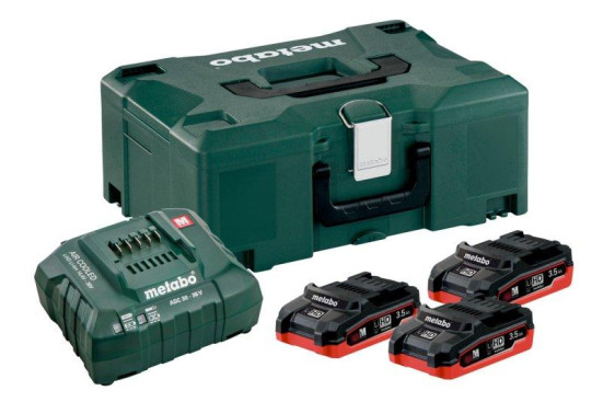 Базовый комплект Metabo 18 В LiHD 3х3,5Ач + ЗУ ASC 30-36V AIR COOLED + Metaloc  685100000 в Санкт-Петербурге