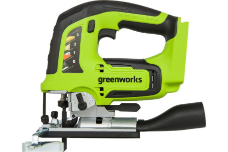 Лобзик аккумуляторный Greenworks Арт. 3601407, 24V, бесщеточный, без АКБ и ЗУ в Санкт-Петербурге