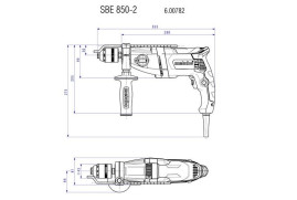 Ударная дрель Metabo SBE 850-2 600782850