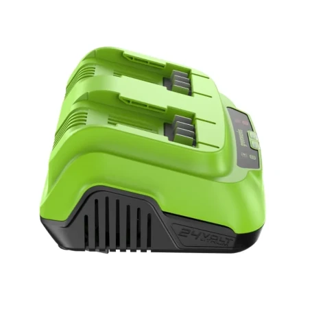 Ультрабыстрое двойное зарядное устройство Greenworks G24X2C8, 24V, 8A (2958807) в Санкт-Петербурге