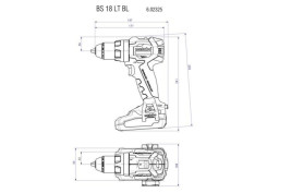 Аккумуляторная дрель-шуруповерт Metabo BS 18 LT BL 602325890