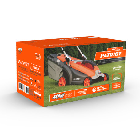 Газонокосилка аккумуляторная PATRIOT CM 435XL 40В в Санкт-Петербурге
