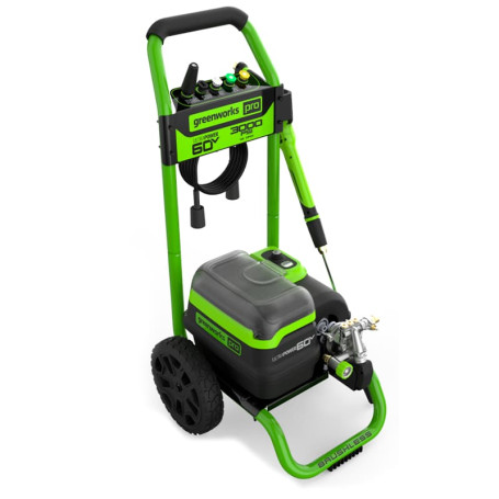 Мойка высокого давления  Greenworks Арт. 5106207, 60V, 250 бар, бесщеточная, с портом на 2 АКБ в Санкт-Петербурге