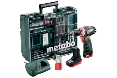 Аккумуляторная дрель-шуруповерт Metabo PowerMaxx BS Quick Pro Set 600157880 в Санкт-Петербурге