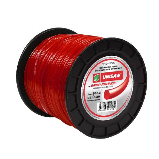 Леска триммерная 3.0мм 992м круглая 1 шт/кор. Unisaw Professional Quality в Санкт-Петербурге