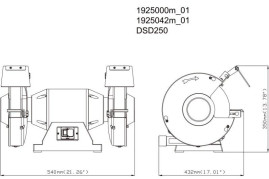 Точило Metabo DSD 250 619250000