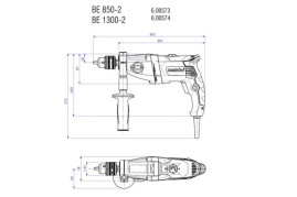 Дрель Metabo BEV 1300-2 600574000