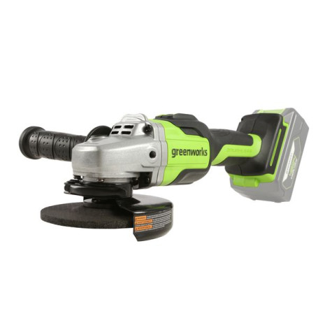 Угловая шлифовальная машина, аккумуляторная Greenworks Арт. 3200207UB, 24V,  бесщеточная, c 1хАКБ 4 Ач и ЗУ в сумке в Санкт-Петербурге